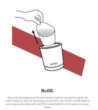 Load image into Gallery viewer, Notes Starter Candle