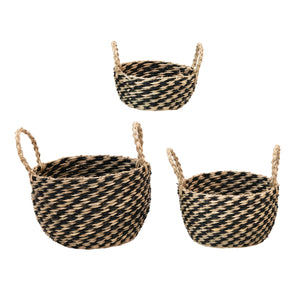 Woven Seagrass Basket-Medium