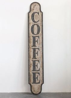Coffee Metal Sign