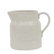 Load image into Gallery viewer, Pitcher-Stoneware White 64 oz.
