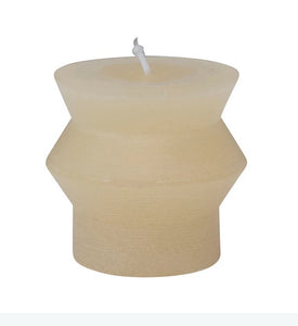 Unscented Totem Pillar Candle-Small