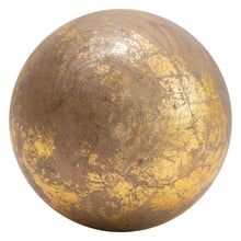 Load image into Gallery viewer, Gold Wooden Orb

